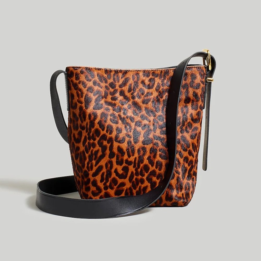 The Essential Mini Bucket Tote IN CALF HAIR